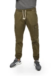 Indicode Cargohose IDAbbal Dunkelgrün/Khaki