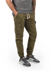 Indicode Cargohose IDAbbal Dunkelgrün/Khaki