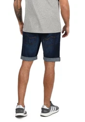 Indicode Jeansshorts IDQuentin im 5-Pocket-Stil Hellblau/Dunkelblau/Blau