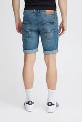 Indicode Jeansshorts IDQuentin im 5-Pocket-Stil Hellblau/Blau