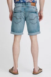 Indicode Jeansshorts IDQuentin im 5-Pocket-Stil Hellblau/Blau