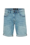 Indicode Jeansshorts IDQuentin im 5-Pocket-Stil Hellblau/Blau