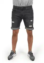 Jeansshorts IDHallow - Shorts - 70201MM kurze Hose mit Destroyed-Effekten