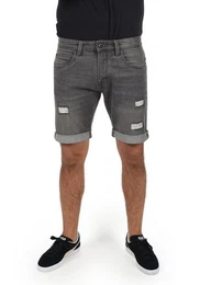Jeansshorts IDHallow - Shorts - 70201MM kurze Hose mit Destroyed-Effekten