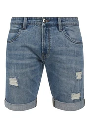 Jeansshorts IDHallow - Shorts - 70201MM kurze Hose mit Destroyed-Effekten