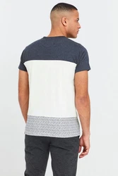 Indicode T-Shirt IDRemmond Grau/Hellgrau/Beige/Schwarz/Weiß
