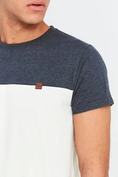 Indicode T-Shirt IDRemmond Grau/Hellgrau/Beige/Schwarz/Weiß