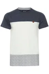 Indicode T-Shirt IDRemmond Grau/Hellgrau/Beige/Schwarz/Weiß