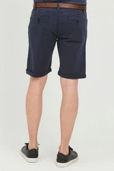 Indicode Chinoshorts IDTenefa Chino Shorts mit Gürtel Dunkelblau/Blau/Hellblau