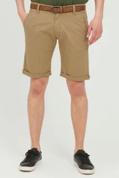Indicode Chinoshorts IDTenefa Chino Shorts mit Gürtel Khaki/Beige