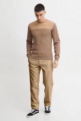 Indicode Leinenhose IDIves Khaki/Beige/Braun