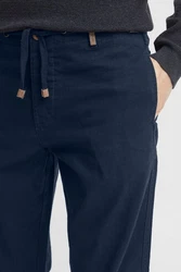 Indicode Leinenhose IDIves Dunkelblau/Blau/Hellblau