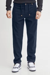 Indicode Leinenhose IDIves Dunkelblau/Blau/Hellblau