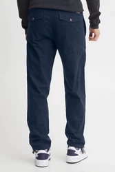 Indicode Leinenhose IDIves Dunkelblau/Blau/Hellblau