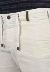 Indicode Leinenhose IDMoses Khaki/Creme/Beige/Weiß/Grau