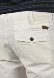 Indicode Leinenhose IDMoses Khaki/Creme/Beige/Weiß/Grau