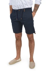 Indicode Leinenhose IDMoses Dunkelblau/Blau/Hellblau