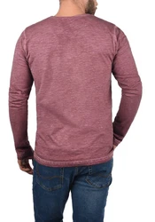 !Solid Langarmshirt SDCornelio Lila/Rosa/Dunkelrot/Rot