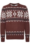 !Solid Herren Weihnachtspullover SDNorwig (Norwig) Wine Red Melange !Solid Herren Weihnachtspullover SDNorwig (Norwig) Wine Red Melange