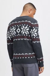 !Solid Herren Weihnachtspullover SDNorwig (Norwig) Dunkelblau/Hellblau/Blau