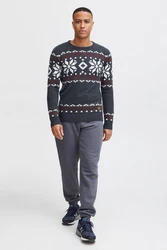 !Solid Herren Weihnachtspullover SDNorwig (Norwig) Dunkelblau/Hellblau/Blau