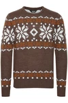 !Solid Herren Weihnachtspullover SDNorwig (Norwig) Dunkelbraun/Braun/Rot !Solid Herren Weihnachtspullover SDNorwig (Norwig) Dunkelbraun/Braun/Rot