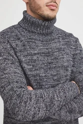 !Solid Rollkragenpullover Philaremo Melange