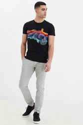 !Solid Print-Shirt SDPedro Mischfarben/Grau/Schwarz/Rosa