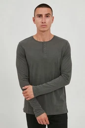 !Solid Langarmshirt SDVinton LS 21106135 Langarmshirt mit Henley-Ausschnitt