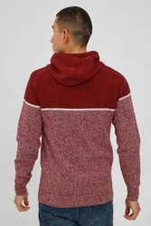 Indicode Kapuzenpullover IDLynde Strickpulli Bordeaux