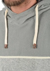 Indicode Kapuzenpullover IDLynde Strickpulli Grau/Hellgrau