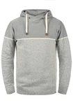 Indicode Kapuzenpullover IDLynde Strickpulli Grau/Hellgrau