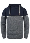 Indicode Kapuzenpullover IDLynde Strickpulli Dunkelblau/Grau