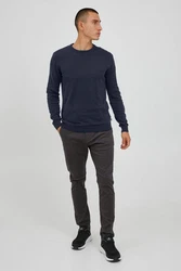 !Solid Strickpullover SDAlagro Dunkelblau/Blau