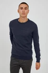!Solid Strickpullover SDAlagro Dunkelblau/Blau