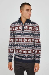 !Solid Troyer SDWinoldo Troyer mit Weihnachts-Strickmuster