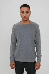 !Solid Rundhalspullover SDTash 0-neck 21105736 Rundhalspullover mit Strukturmuster
