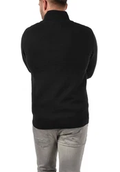 Indicode Herren Strickpullover Troyer Richard Schwarz