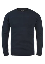 Indicode Strickpullover IDErnesto Dunkelblau/Blau