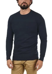 Indicode Strickpullover IDErnesto Dunkelblau/Blau