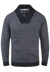 Indicode Strickpullover IDCopent Dunkelblau/Blau