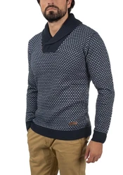 Indicode Strickpullover IDCopent Dunkelblau/Blau