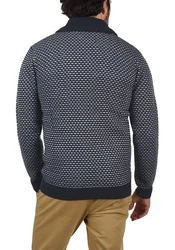 Indicode Strickpullover IDCopent Dunkelblau/Blau