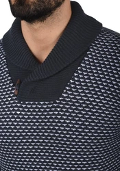 Indicode Strickpullover IDCopent Dunkelblau/Blau