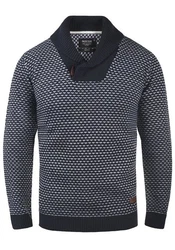 Indicode Strickpullover IDCopent Dunkelblau/Blau