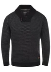 Indicode Strickpullover IDCopent Schwarz/Dunkelgrau