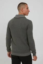 Indicode Strickpullover IDCopent Dunkelgrau/Grau