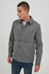 !Solid Steppjacke Liam Hellgrau/Dunkelgrau/Grau