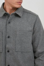 !Solid Steppjacke Liam Hellgrau/Dunkelgrau/Grau