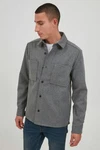 !Solid Steppjacke Liam Hellgrau/Dunkelgrau/Grau